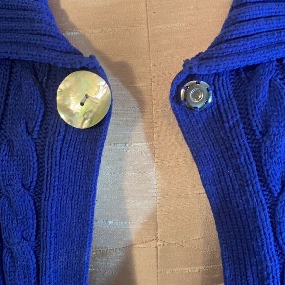 Kim Rogers one botton, open sweater. Vintage. Women’s M. - Picture 5 of 6